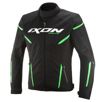Motorradjacke Ixon Striker 2 Air WP Black Green