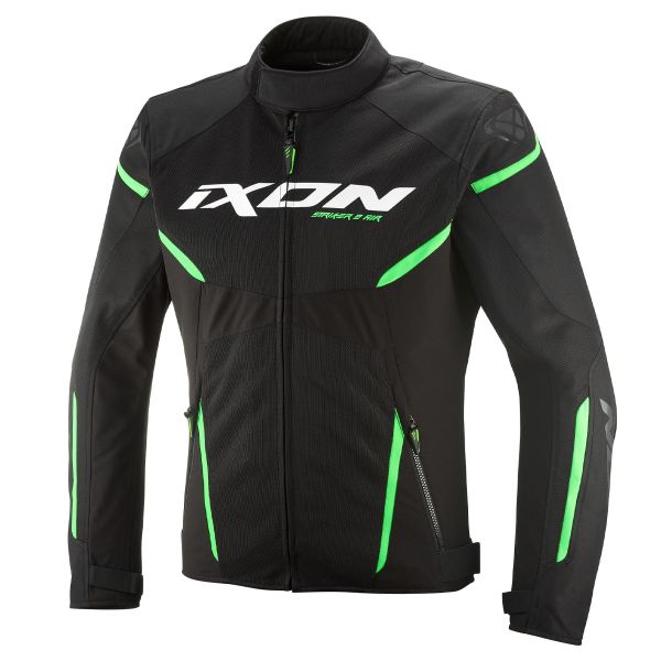 Motorradjacke Ixon Striker 2 Air WP Black Green