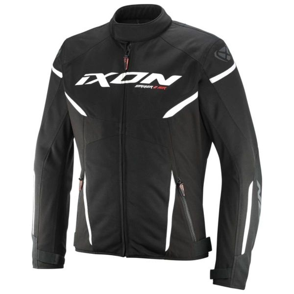 Motorradjacke Ixon Striker 2 Air WP Black White