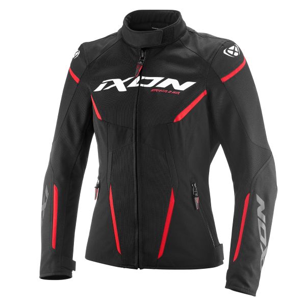 Motorradjacke Ixon Striker 2 Air WP L Black Red