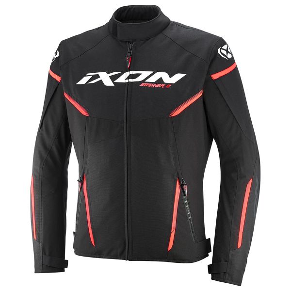 Motorradjacke Ixon Striker 2 Black White Red Motorradjacke Ixon Striker 2 Black White Red