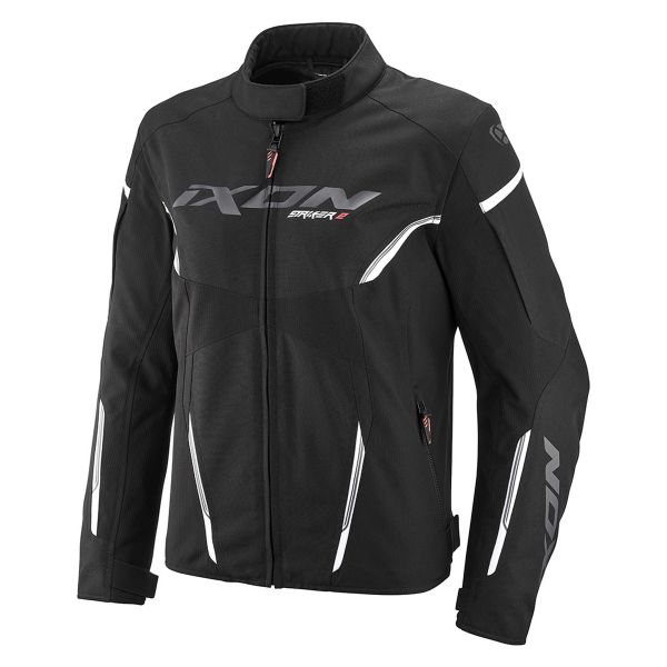Motorradjacke Ixon Striker 2 C Black White