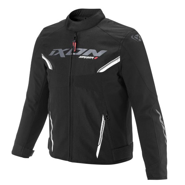 Motorradjacke Ixon Striker 2 Kid Black White
