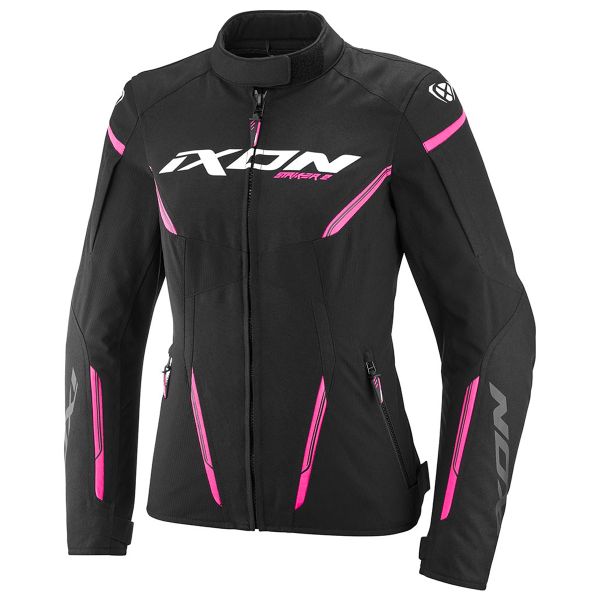 Motorradjacke Ixon Striker 2 Lady Black Pink Motorradjacke Ixon Striker 2 Lady Black Pink