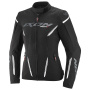 Motorradjacke Ixon Striker 2 Lady Black White