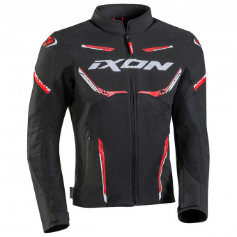 Motorradjacke Ixon Striker Air Black Red White