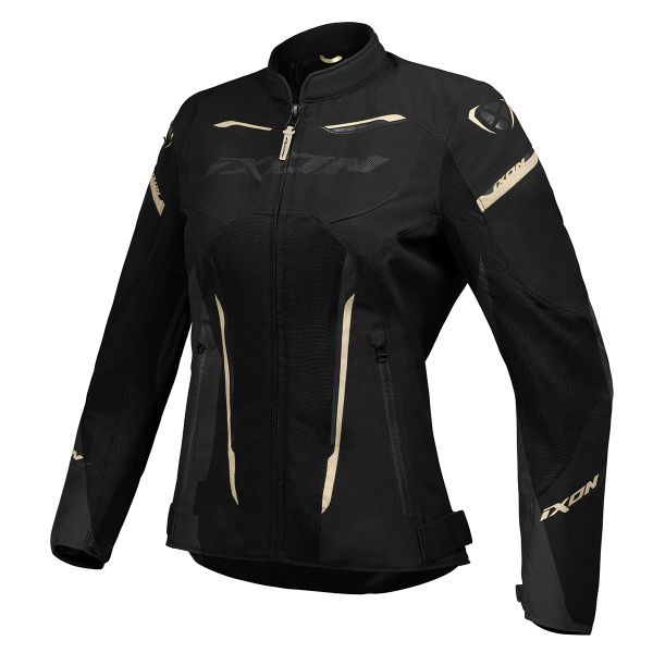 Motorradjacke Ixon Striker Air LD Black Anthracite Gold