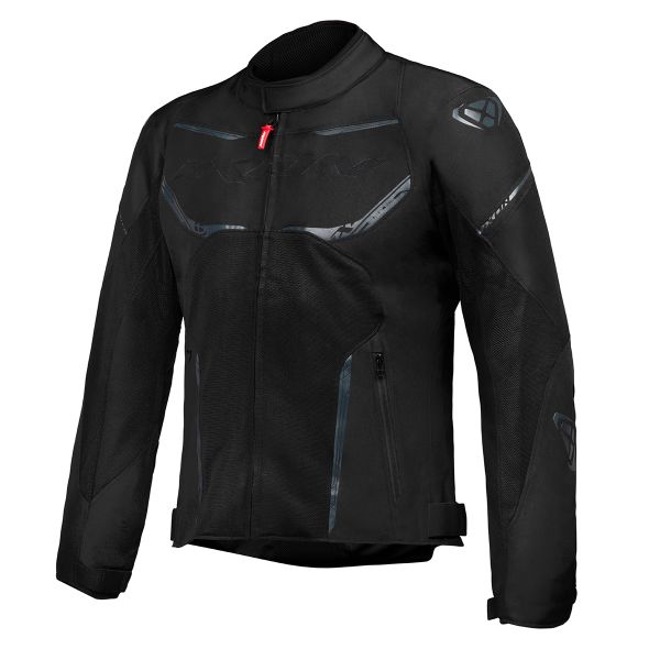 Motorradjacke Ixon Striker Air WP Black