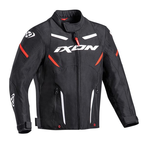 Motorradjacke Ixon Striker Kid Black White Motorradjacke Ixon Striker Kid Black White