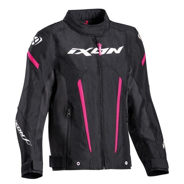 Motorradjacke Ixon Striker Kid L Black Fushia Motorradjacke Ixon Striker Kid L Black Fushia