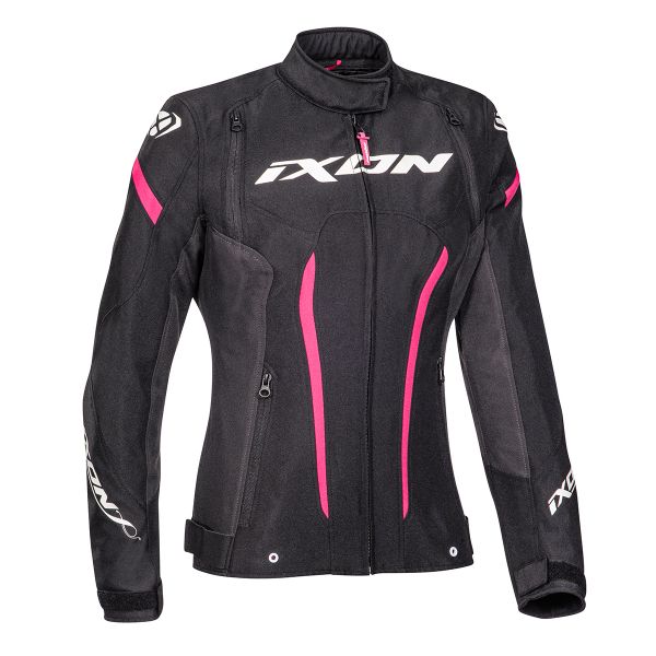 Motorradjacke Ixon Striker Lady Black Anthracite Fushia CE
