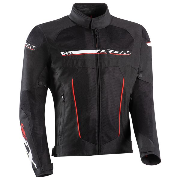 Motorradjacke Ixon T-Rex Black White Red Motorradjacke Ixon T-Rex Black White Red