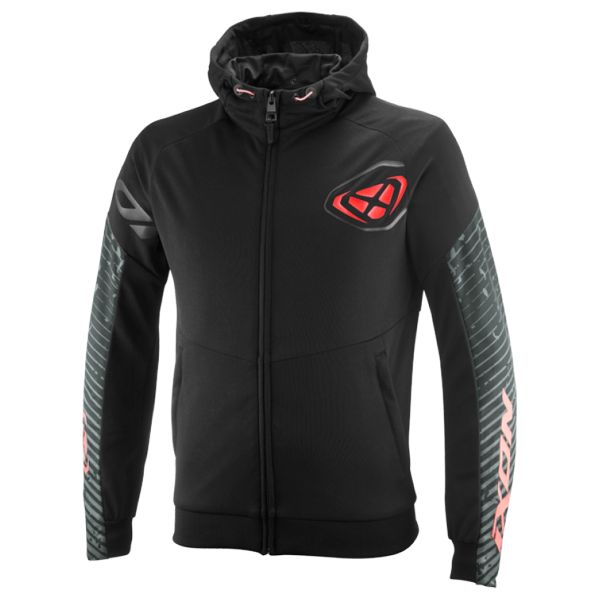 Motorradjacke Ixon Touchdown Air Black Bright Red