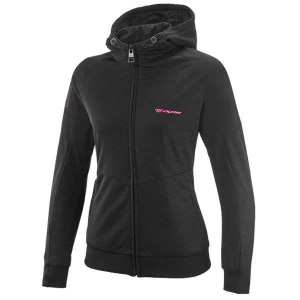 Motorradjacke Ixon Touchdown Air L Black Bright Pink Motorradjacke Ixon Touchdown Air L Black Bright Pink