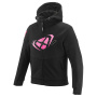 Motorradjacke Ixon Touchdown Kid L Black Bright Pink