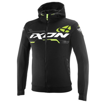 Motorradjacke Ixon Touchdown Ultra Black White Bright Yellow Motorradjacke Ixon Touchdown Ultra Black White Bright Yellow