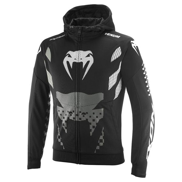 Motorradjacke Ixon Venum Touch-R Black Anthracite White