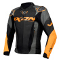 Motorradjacke Ixon Vortex 3 Jacket Black Anthracite Orange