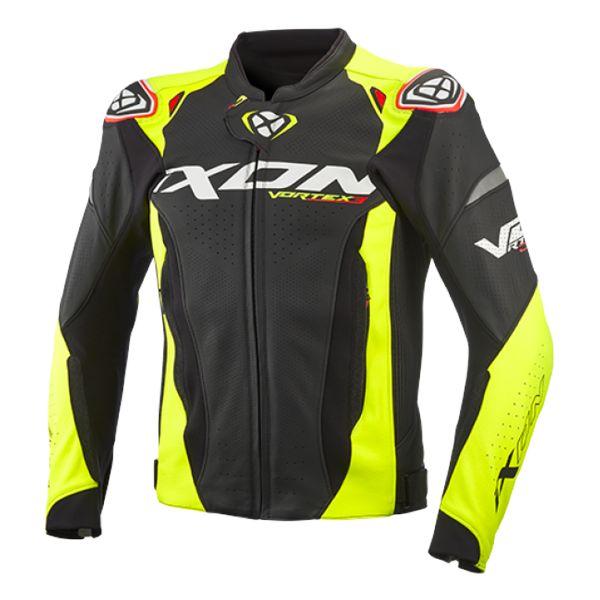 Motorradjacke Ixon Vortex 3 Jacket Black Bright Yellow Motorradjacke Ixon Vortex 3 Jacket Black Bright Yellow