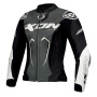 Motorradjacke Ixon Vortex 3 Jacket Lady Black Anthracite White
