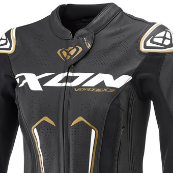 Ixon Vortex 3 Jacket Lady Black White Gold