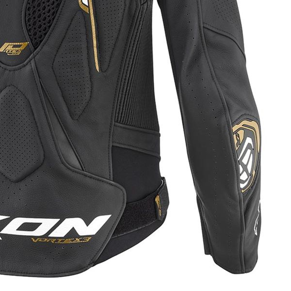 Ixon Vortex 3 Jacket Lady Black White Gold
