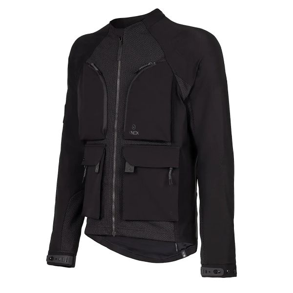 Motorradjacke Knox Armoured Tor Shirt Black