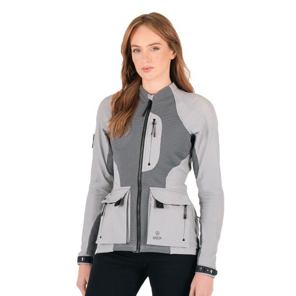Knox Armoured Womens Tor Armoured Shirt Light Grey