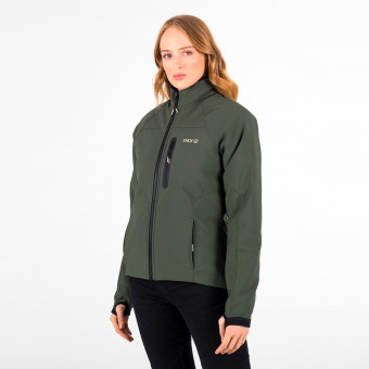 Motorradjacke Knox Dual Pro Jacket Green Woman
