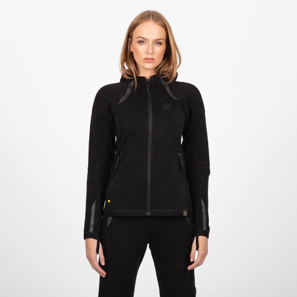 Motorradjacke Knox Shield Full Zip Hoody Woman Black Motorradjacke Knox Shield Full Zip Hoody Woman Black