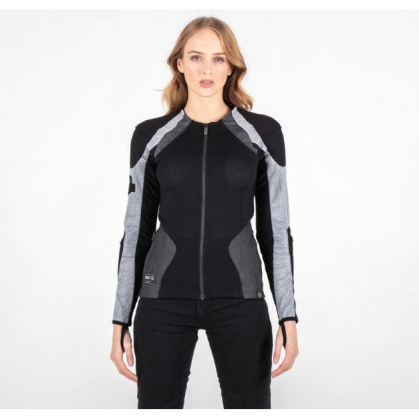Motorradjacke Knox Urbane Pro MK2 Black Grey Black Denim