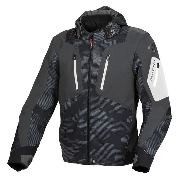 Motorradjacke Macna Angle Black Grey