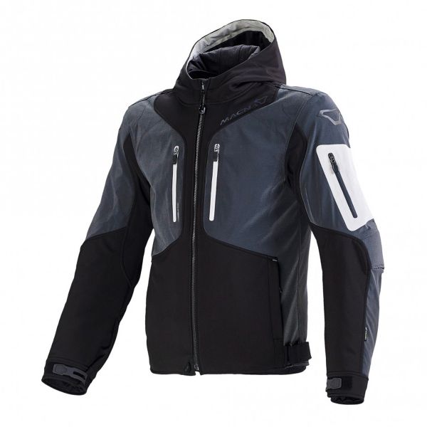 Motorradjacke Macna Aytee Black Dark Grey Motorradjacke Macna Aytee Black Dark Grey