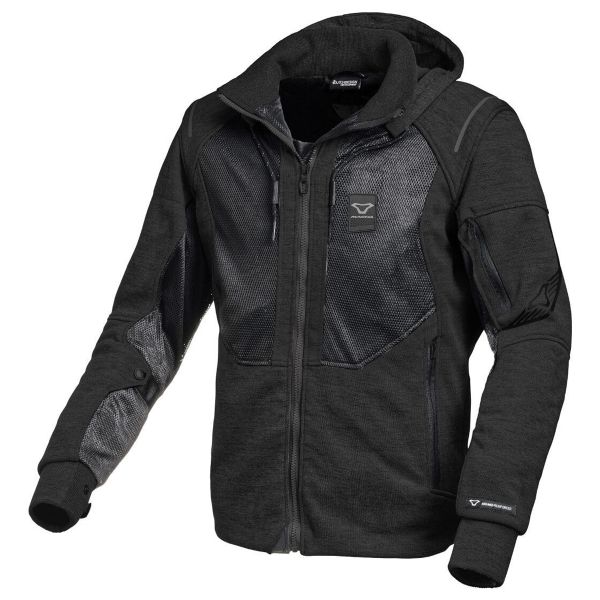 Motorradjacke Macna Breeze Black Black