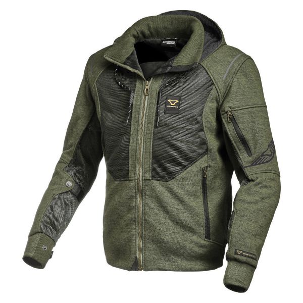 Motorradjacke Macna Breeze Green Black