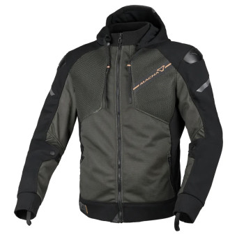 Motorradjacke Macna Brero Green Black