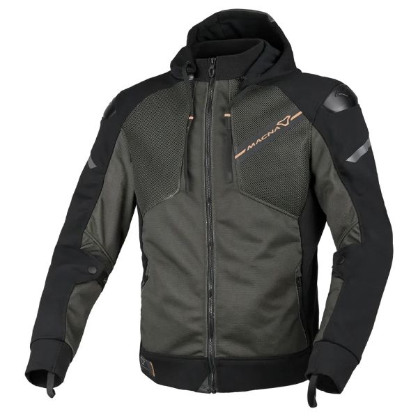 Motorradjacke Macna Brero Green Black