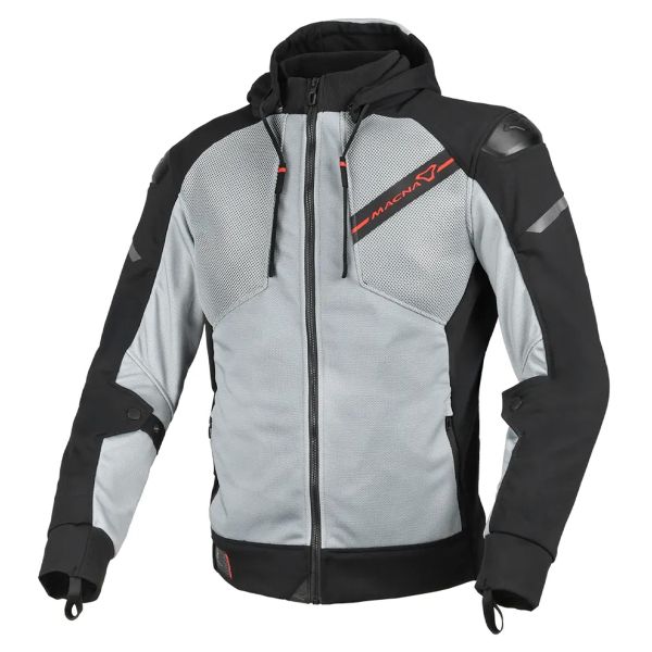 Motorradjacke Macna Brero Grey Black