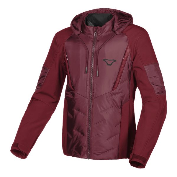 Motorradjacke Macna Cocoon Lady Burgundy