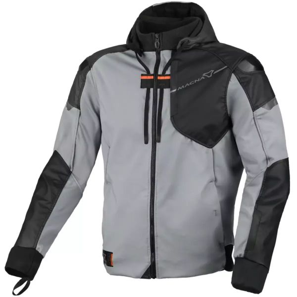 Motorradjacke Macna Distec Grey Black