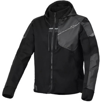Motorradjacke Macna Distec Woman Schwarz