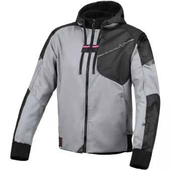 Motorradjacke Macna Distec Woman Grey Black