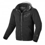 Motorradjacke Macna District Hoodie Black