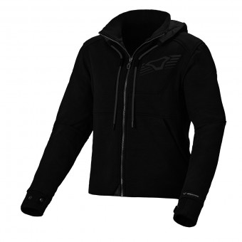 Motorradjacke Macna District Hoodie Lady Black