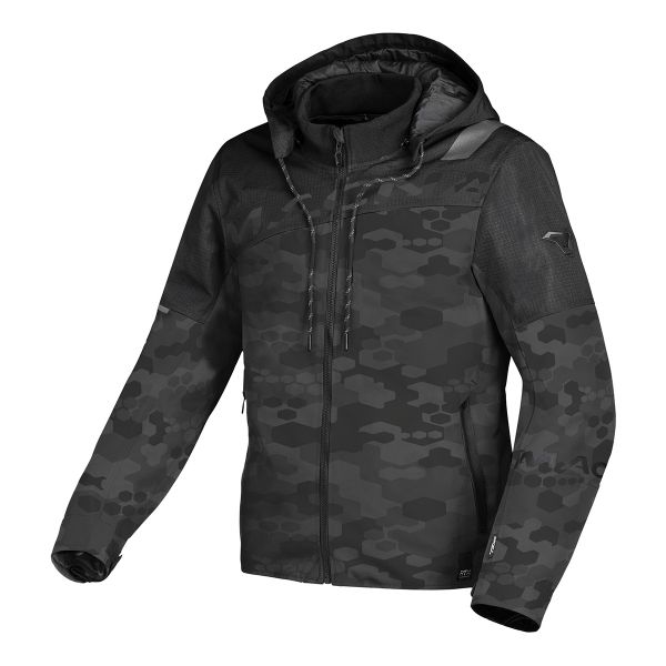 Motorradjacke Macna Racoon Dark Grey Camo