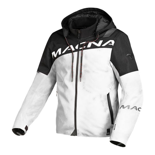 Motorradjacke Macna Racoon Light Grey Black Motorradjacke Macna Racoon Light Grey Black