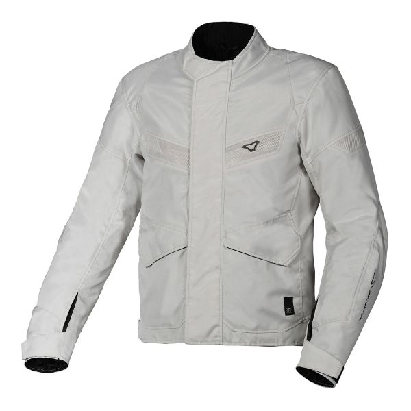 Motorradjacke Macna Raptor Light Grey
