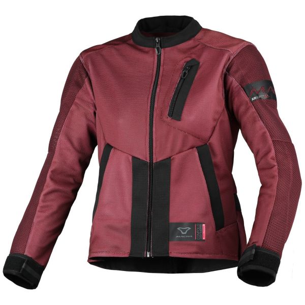 Motorradjacke Macna Torida Black Red