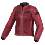 Motorradjacke Macna Velotura Woman Dark Red