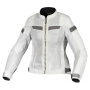 Motorradjacke Macna Velotura Woman Light Grey